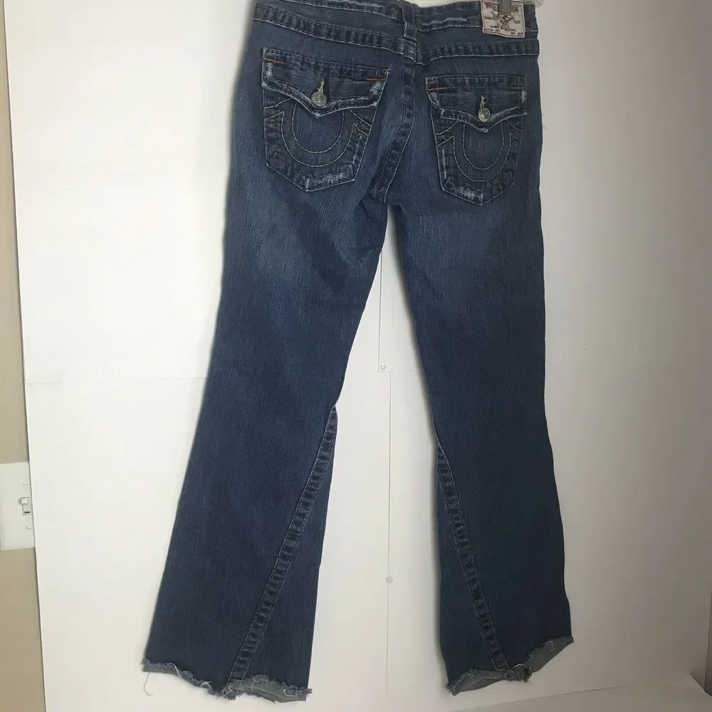 True Religion 100% Cotton Boot Cut Jeans - Picture 3 of 8